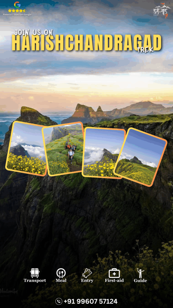 Harishchandragad Trek (Pre-Monsoon Cluds Special)
Cost (From Pune/ Mumbai) : 1499/- Only 
Date  
May 22-23/ 23-24/ 29-30/ 30-31 May/ 05-06/ 06-07/ 12-13/ 13-14 June  On Every Weekend 2026
    
Base :Pachnai, Maharashtra